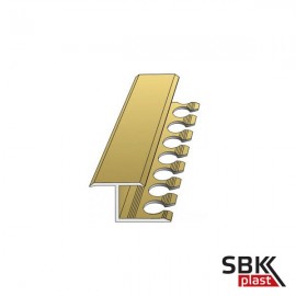 ПЗ-10 алюминиевый ламинированный профиль Z-образный для стыковки ламината ( паркета ) с керамической плиткой